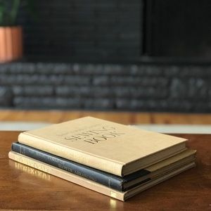 Vintage Neutral Coffee Table Books